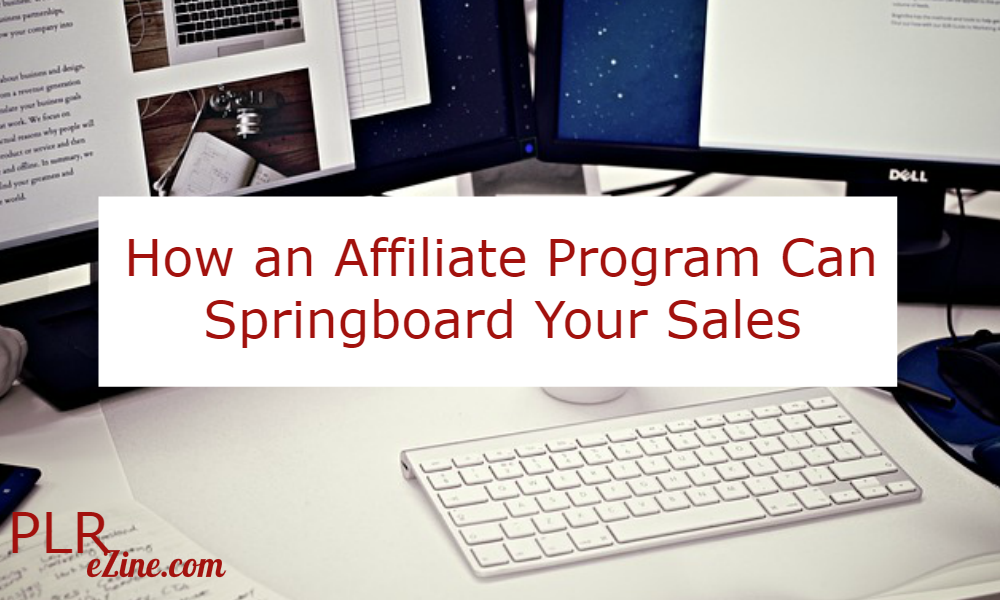 How an Affiliate Program Can Springboard Your Sales